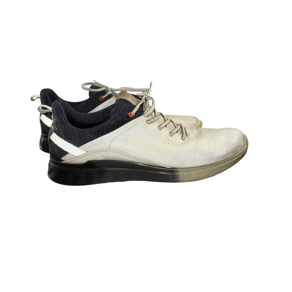 ECCO S-Three S3 Gore Tex GTX White Blue Golf Shoe Sneaker EU 47 US 13 - Picture 4 of 8